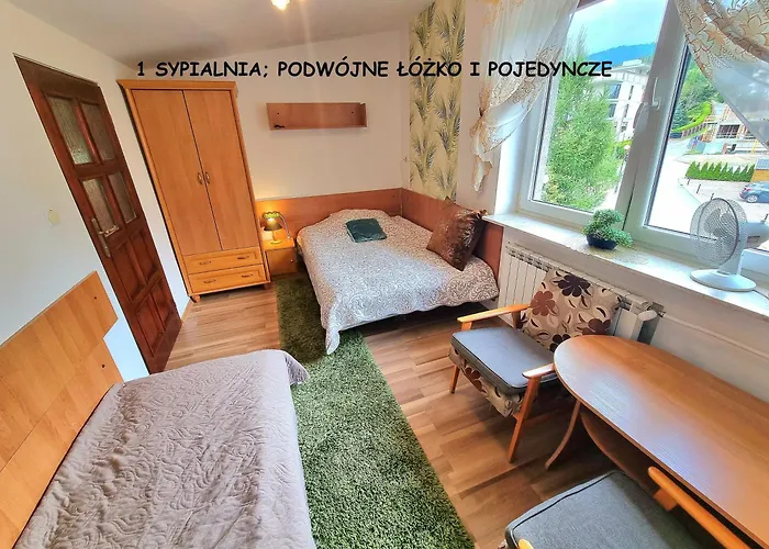 شقة Kacperek Samo Centrum, Willowa 4a - 2 Sypialnie, Salon - Dla Rodziny 4-5 Os *